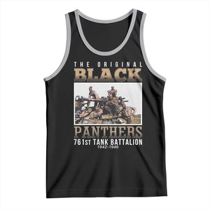 761st Tank Battalion Tribute Tank Top Black Panthers WW2 Heroes TS02 Black Athletic Heather Print Your Wear