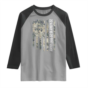 Veteran Suicide Awareness Raglan Shirt USA Flag 22 A Day Is 22 Too Many TS02 Sport Gray Black Print Your Wear