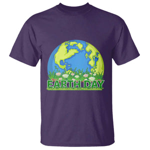Earth Day Birthday T Shirt Save The Planet Everyday TS02 Purple Printyourwear