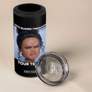 Funny You Rushed Through Your Test Doll Face Meme 4 in 1 Can Cooler Tumbler Teacher Reaction Humor Testing Day TS02 Print Your Wear
