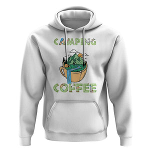 Funny Camper Hoodie Camping Solves Most Of My Problems Coffee Solves Rest TS02 White Print Your Wear