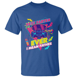 Funny Farter T Shirt Funny Best Farter Ever I Mean Father Gas Mask Retro 70s 80s TS02 Royal Blue Print Your Wear