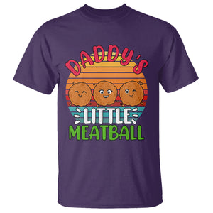 Daddy's Little Meatball T Shirt Dad's Favorite Child Father's Day TS02 Purple Printyourwear