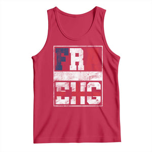 FRA ENG France England Flag Graphic Tank Top French English Country Pride TS02 Red Print Your Wear