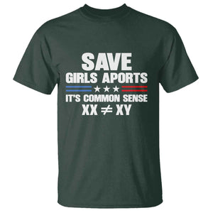 Save Girls Sports Its Common Sense XX Not Equal XY T Shirt Biological Science Varsity Athletic Graphic