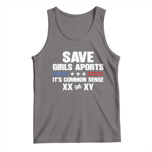 Save Girls Sports Its Common Sense XX Not Equal XY Tank Top Biological Science Varsity Athletic Graphic