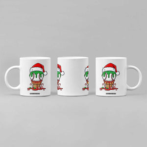 Cute Baseball Christmas Icecream Dripping Coffee Mug Holiday Ice Cream Cone with Santa Hat TS02 Print Your Wear