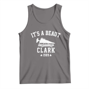 Funny Christmas Its a Beaut Clark Tank Top Xmas Tree Disaster Griswold Family Holiday TS02 Deep Heather Print Your Wear