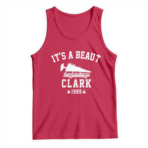 Funny Christmas Its a Beaut Clark Tank Top Xmas Tree Disaster Griswold Family Holiday TS02 Red Print Your Wear