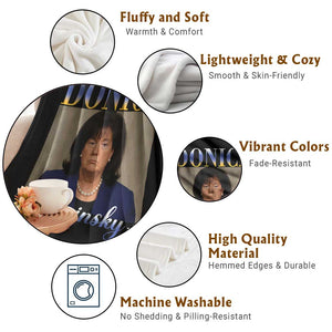 Donica Lewinsky Meme Throw Blanket Viral Trump Parody Scandal Internet Humor TS02 Print Your Wear