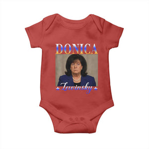 Donica Lewinsky Meme Baby Onesie Viral Trump Parody Scandal Internet Humor TS02 Red Print Your Wear