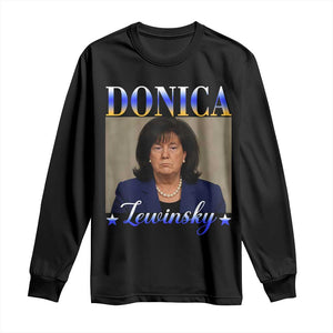 Donica Lewinsky Meme Long Sleeve Shirt Viral Trump Parody Scandal Internet Humor TS02 Black Print Your Wear