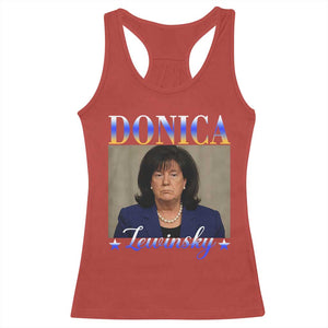 Donica Lewinsky Meme Racerback Tank Top Viral Trump Parody Scandal Internet Humor TS02 Red Print Your Wear