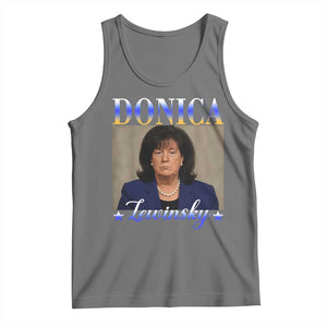 Donica Lewinsky Meme Tank Top Viral Trump Parody Scandal Internet Humor TS02 Black Heather Print Your Wear