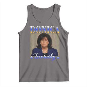 Donica Lewinsky Meme Tank Top Viral Trump Parody Scandal Internet Humor TS02 Deep Heather Print Your Wear