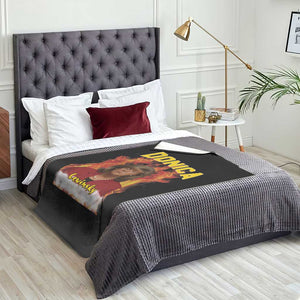 Donica Lewinsky Fire Trump Meme Throw Blanket Viral Scandal Parody Political Roast Vibes TS02 Print Your Wear