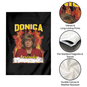 Donica Lewinsky Fire Trump Meme Garden Flag Viral Scandal Parody Political Roast Vibes TS02 Print Your Wear