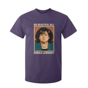 Big Beautiful Bill Donica Lewinsky T Shirt For Kid Funny Political Trump Meme Vintage Parody TS02 Purple Print Your Wear