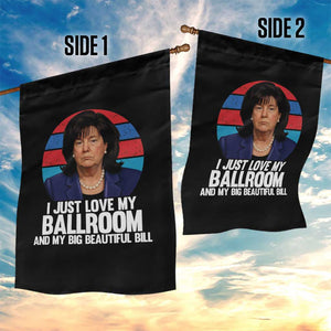 Funny Donica Lewinsky Viral Trump Meme Garden Flag Retro Big Beautiful Bill Political Roast Humor TS02 Print Your Wear