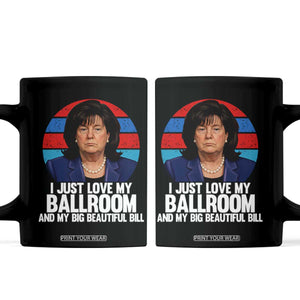 Funny Donica Lewinsky Viral Trump Meme Coffee Mug Retro Big Beautiful Bill Political Roast Humor TS02 Black Print Your Wear