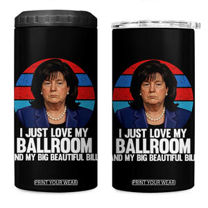 Funny Donica Lewinsky Viral Trump Meme 4 in 1 Can Cooler Tumbler Retro Big Beautiful Bill Political Roast Humor TS02 One Size: 16 oz Black Print Your Wear