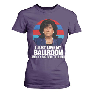 Funny Donica Lewinsky Viral Trump Meme T Shirt For Women Retro Big Beautiful Bill Political Roast Humor TS02 Purple Print Your Wear