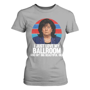 Funny Donica Lewinsky Viral Trump Meme T Shirt For Women Retro Big Beautiful Bill Political Roast Humor TS02 Sport Gray Print Your Wear