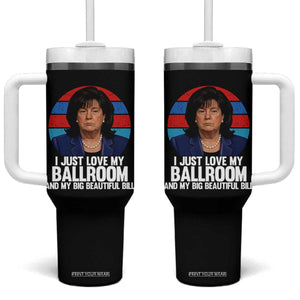 Funny Donica Lewinsky Viral Trump Meme Tumbler With Handle Retro Big Beautiful Bill Political Roast Humor TS02 One Size: 40 oz Black Print Your Wear