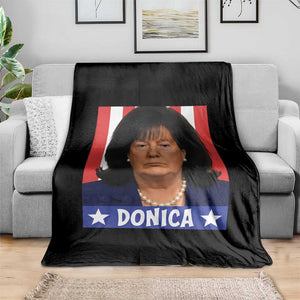 Donica Lewinsky Political Trump Meme Throw Blanket Hilarious Viral Internet Parody TS02 Print Your Wear