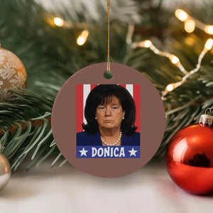 Donica Lewinsky Political Trump Meme Ceramic Ornament Hilarious Viral Internet Parody TS02 1pc Mocha Print Your Wear