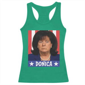 Donica Lewinsky Political Trump Meme Racerback Tank Top Hilarious Viral Internet Parody TS02 Irish Green Print Your Wear