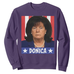 Donica Lewinsky Political Trump Meme Sweatshirt Hilarious Viral Internet Parody TS02 Purple Print Your Wear