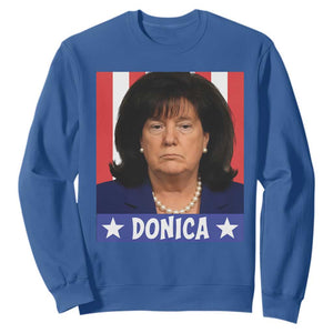 Donica Lewinsky Political Trump Meme Sweatshirt Hilarious Viral Internet Parody TS02 Royal Blue Print Your Wear
