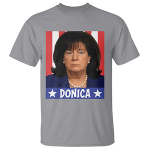 Donica Lewinsky Political Trump Meme T Shirt Hilarious Viral Internet Parody TS02 Sport Gray Print Your Wear