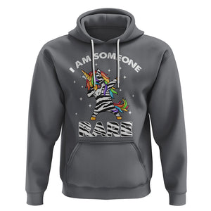 Rare Disease Day Shirts Hoodie I Am Someone Rare Rainbow Zebra Unicorn Rare Disease Awareness TS02 Charcoal Printyourwear
