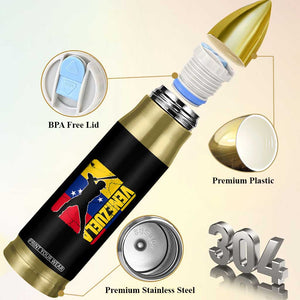 Venezuela Baseball Pride Vintage Flag Bullet Tumbler Venezuelan Sports Fan Gift for Latino Beisbol Lovers TS02 Print Your Wear