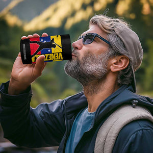 Venezuela Baseball Pride Vintage Flag 4 in 1 Can Cooler Tumbler Venezuelan Sports Fan Gift for Latino Beisbol Lovers TS02 Print Your Wear