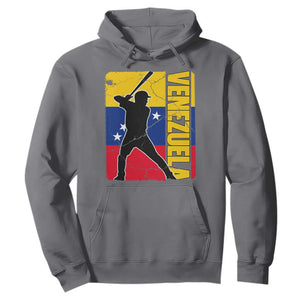 Venezuela Baseball Pride Vintage Flag Hoodie Venezuelan Sports Fan Gift for Latino Beisbol Lovers TS02 Charcoal Print Your Wear