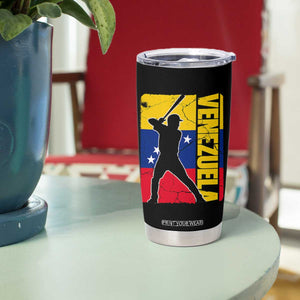 Venezuela Baseball Pride Vintage Flag Tumbler Cup Venezuelan Sports Fan Gift for Latino Beisbol Lovers TS02 Print Your Wear