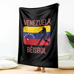 Venezuela Beisbol Flag Throw Blanket Venezuelan Baseball Pride Latino Sports Fans TS02 Print Your Wear
