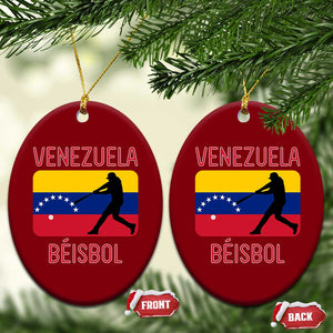 Venezuela Beisbol Flag Ceramic Ornament Venezuelan Baseball Pride Latino Sports Fans TS02 Print Your Wear