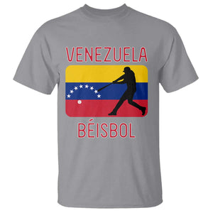 Venezuela Beisbol Flag T Shirt Venezuelan Baseball Pride Latino Sports Fans TS02 Sport Gray Print Your Wear