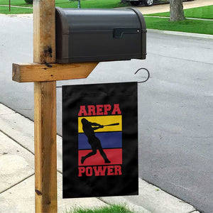 Arepa Power Venezuela Baseball Flag Garden Flag Funny Venezuelan Pride Gift for Beisbol Lovers TS02 Print Your Wear