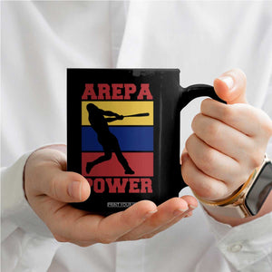 Arepa Power Venezuela Baseball Flag Coffee Mug Funny Venezuelan Pride Gift for Beisbol Lovers TS02 Print Your Wear