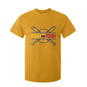 Arepa Power Baseball Crossed Bats T Shirt For Kid Funny Venezuelan Pride Gift for Latino Sports Fans TS02 Gold Print Your Wear