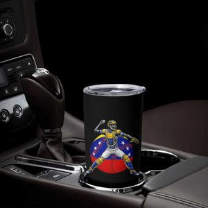 Venezuela Baseball Pitcher Skeleton Tumbler Cup Venezuelan Flag Venezuela Pride Sports Fans TS02 Print Your Wear