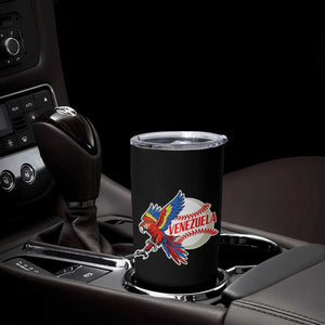 Venezuela Baseball Flying Scarlet Macaw and Ball Tumbler Cup Ara Macao Guacamaya Venezuelan Pride TS02 Print Your Wear
