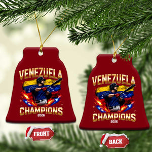 Venezuela Champions 2026 Ceramic Ornament Beisbol Venezuelan Pride Flag Baseball Fans TS02 Print Your Wear