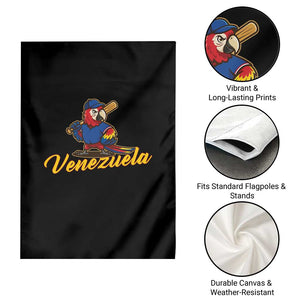 Venezuela Guacamaya Macaw Baseball Garden Flag Venezuelan Pride Latino Beisbol Fans TS02 Print Your Wear