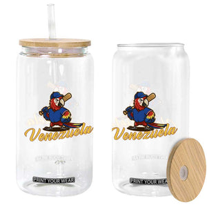 Venezuela Guacamaya Macaw Baseball Glass Can Venezuelan Pride Latino Beisbol Fans TS02 Print Your Wear